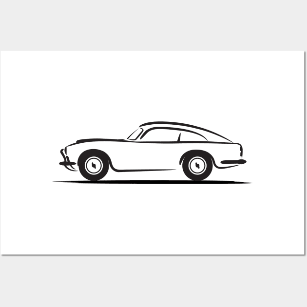 Aston Martin DB5 1962 Black Wall Art by PauHanaDesign